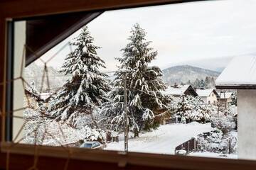 Фото номера Двухместный номер с 1 кроватью Отели типа «постель и завтрак» Villa Górska Ski &amp; Bike г. Висла 25