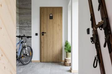 Фото номера Двухместный номер с 1 кроватью Отели типа «постель и завтрак» Villa Górska Ski &amp; Bike г. Висла 36